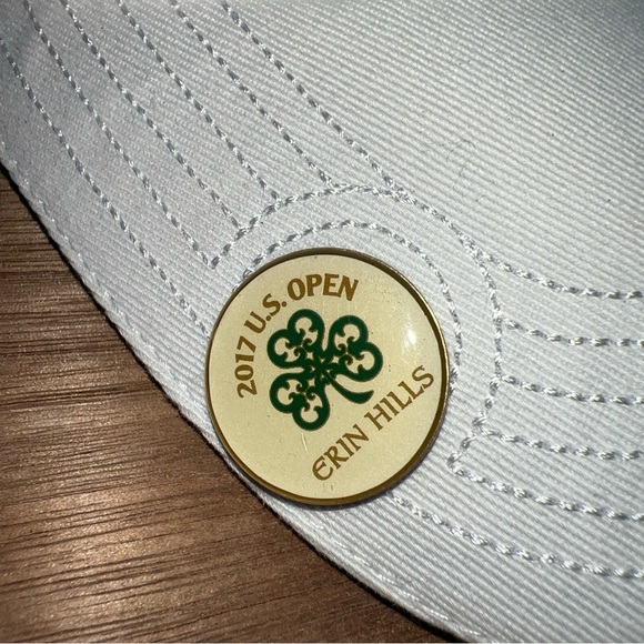 2017 U.S. Open Championship Erin Hills USGA Member White Strapback Hat Cap - Picture 4 of 7